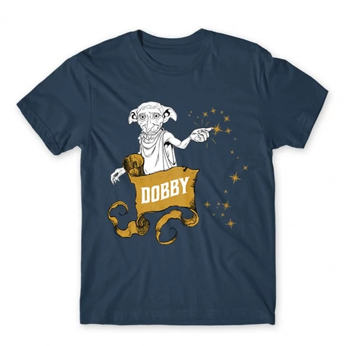Denim Harry Potter férfi rövid ujjú póló - Dobby