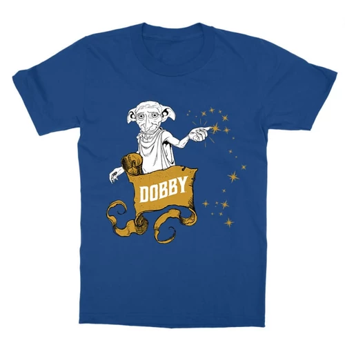 Királykék Harry Potter gyerek rövid ujjú póló - Dobby