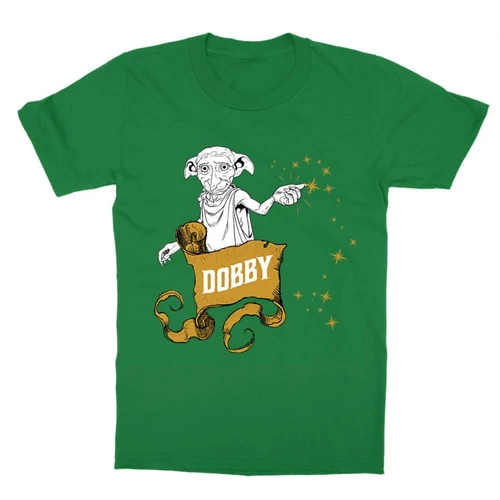 Zöld Harry Potter gyerek rövid ujjú póló - Dobby