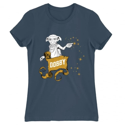 Denim Harry Potter női rövid ujjú póló - Dobby