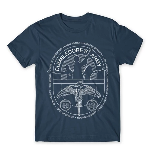 Denim Harry Potter férfi rövid ujjú póló - Dumbledore' s Army