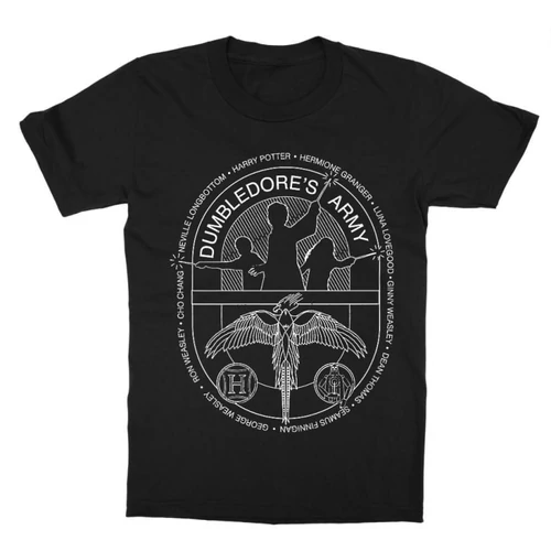 Fekete Harry Potter gyerek rövid ujjú póló - Dumbledore' s Army