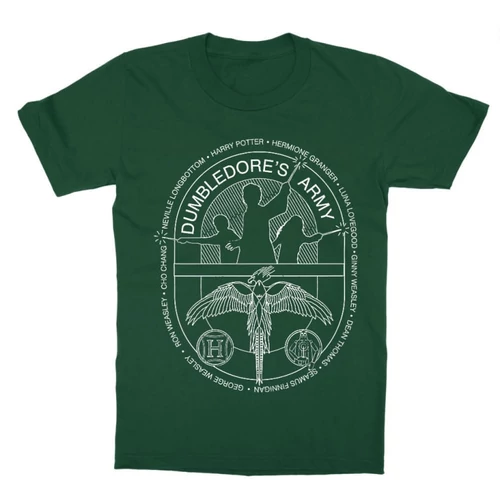 Sötétzöld Harry Potter gyerek rövid ujjú póló - Dumbledore' s Army