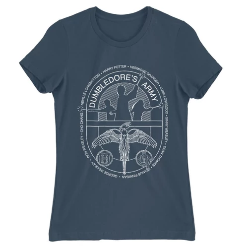 Denim Harry Potter női rövid ujjú póló - Dumbledore' s Army