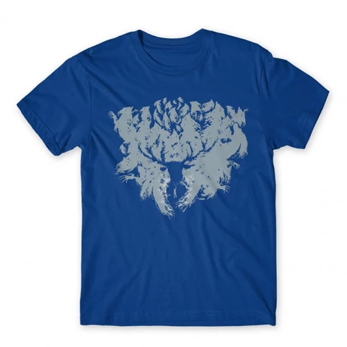 Királykék Harry Potter férfi rövid ujjú póló - Expecto Patronum Silhouette