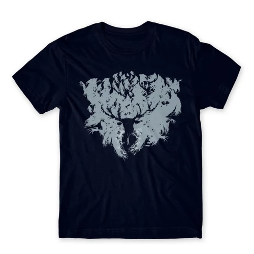 Sötétkék Harry Potter férfi rövid ujjú póló - Expecto Patronum Silhouette