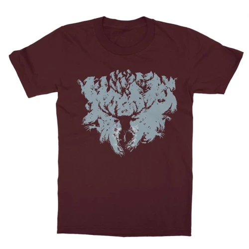 Bordó Harry Potter gyerek rövid ujjú póló - Expecto Patronum silhouette