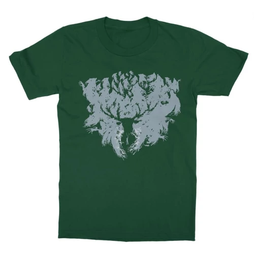 Sötétzöld Harry Potter gyerek rövid ujjú póló - Expecto Patronum silhouette