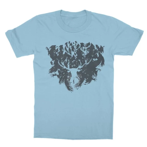 Világoskék Harry Potter gyerek rövid ujjú póló - Expecto Patronum silhouette