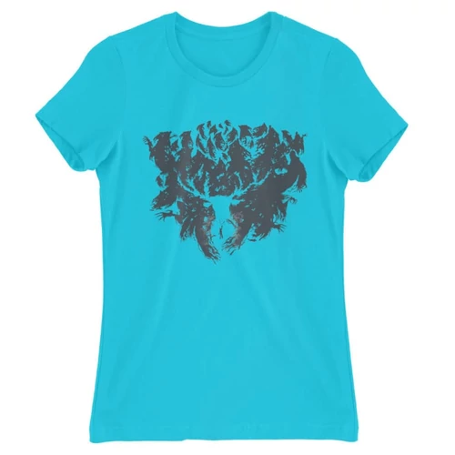 Atollkék Harry Potter női rövid ujjú póló - Expecto Patronum silhouette