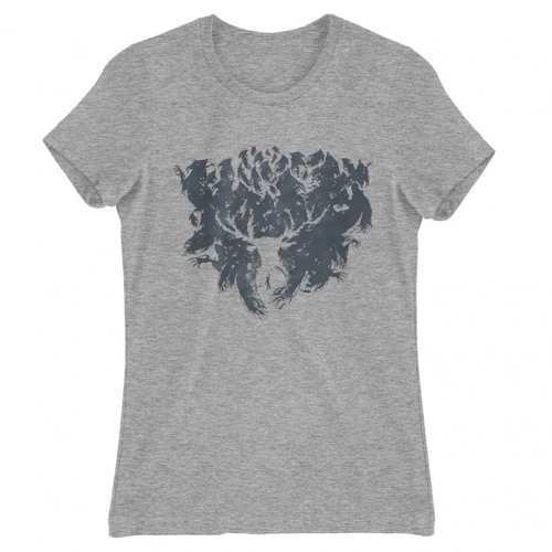 Sportszürke Harry Potter női rövid ujjú póló - Expecto Patronum silhouette
