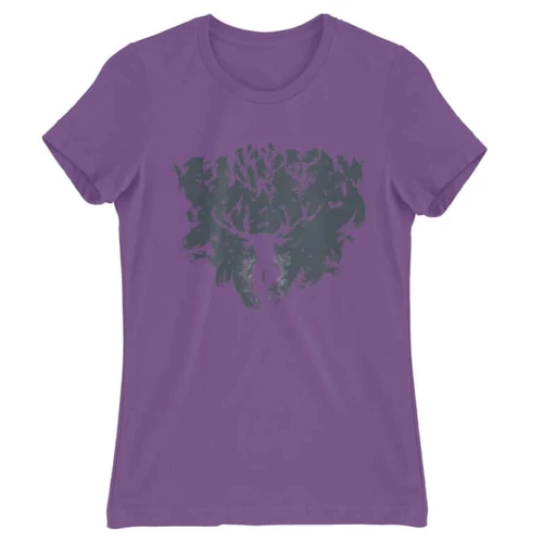 Világoslila Harry Potter női rövid ujjú póló - Expecto Patronum silhouette