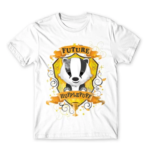 Fehér Harry Potter férfi rövid ujjú póló - Future Hufflepuff