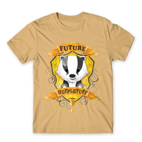 Homok Harry Potter férfi rövid ujjú póló - Future Hufflepuff