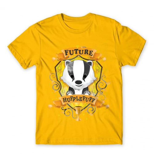 Sárga Harry Potter férfi rövid ujjú póló - Future Hufflepuff
