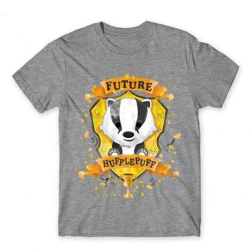 Sportszürke Harry Potter férfi rövid ujjú póló - Future Hufflepuff