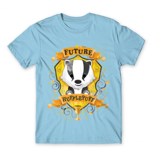 Világoskék Harry Potter férfi rövid ujjú póló - Future Hufflepuff