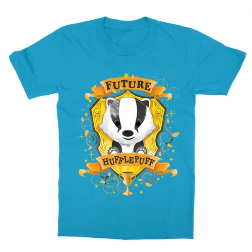 Atollkék Harry Potter gyerek rövid ujjú póló - Future Hufflepuff