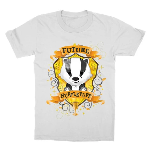 Fehér Harry Potter gyerek rövid ujjú póló - Future Hufflepuff