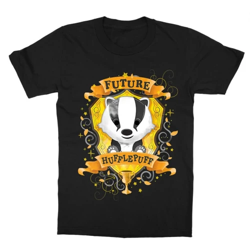 Fekete Harry Potter gyerek rövid ujjú póló - Future Hufflepuff