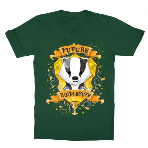 Sötétzöld Harry Potter gyerek rövid ujjú póló - Future Hufflepuff