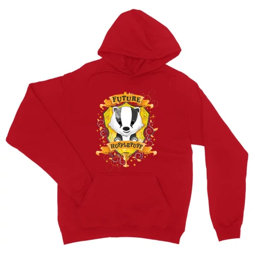 Piros Harry Potter unisex kapucnis pulóver - Future Hufflepuff