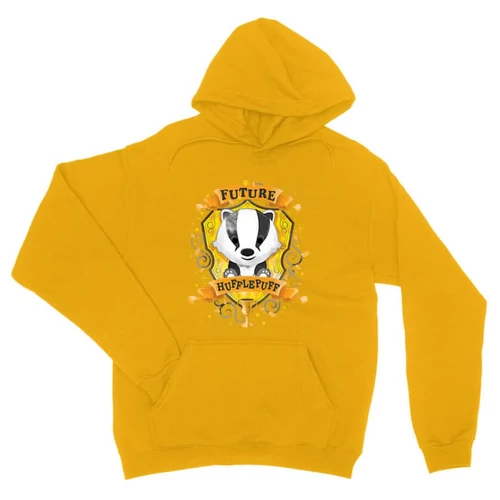 Sárga Harry Potter unisex kapucnis pulóver - Future Hufflepuff