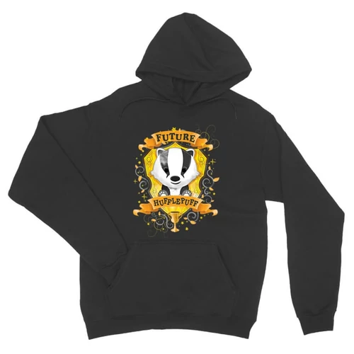 Sötétszükre Harry Potter unisex kapucnis pulóver - Future Hufflepuff