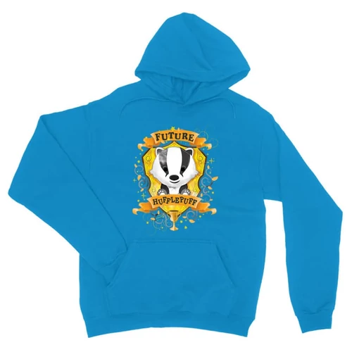 Zafírkék Harry Potter unisex kapucnis pulóver - Future Hufflepuff