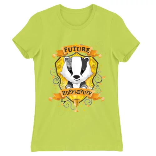 Almazöld Harry Potter női rövid ujjú póló - Future Hufflepuff