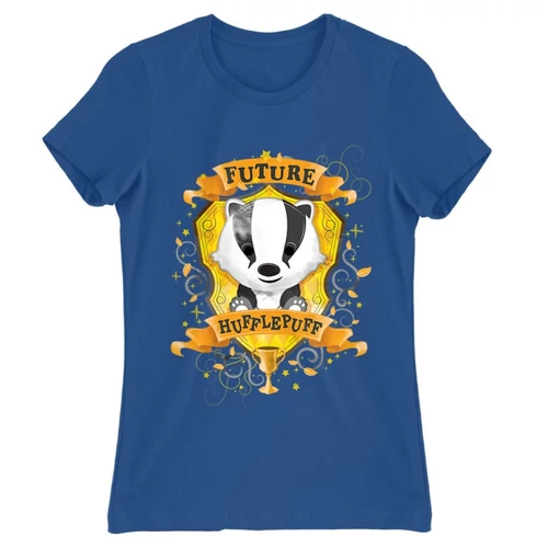 Királykék Harry Potter női rövid ujjú póló - Future Hufflepuff