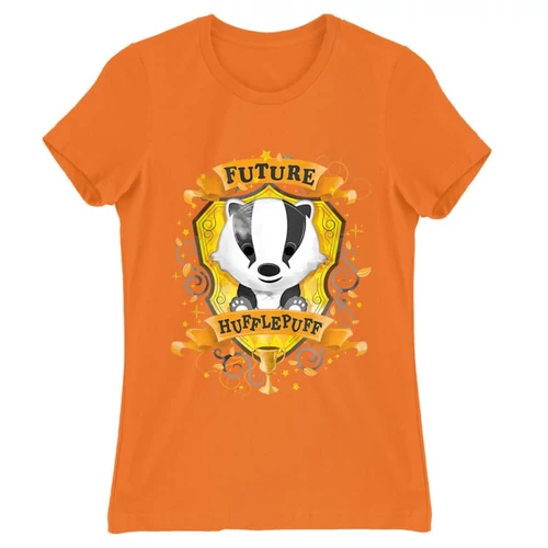 Narancs Harry Potter női rövid ujjú póló - Future Hufflepuff