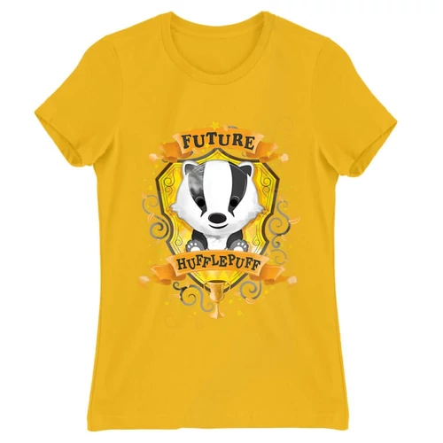 Sárga Harry Potter női rövid ujjú póló - Future Hufflepuff