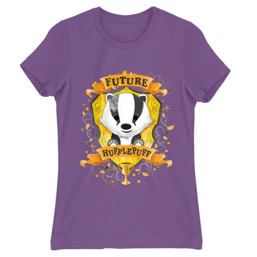 Világoslila Harry Potter női rövid ujjú póló - Future Hufflepuff