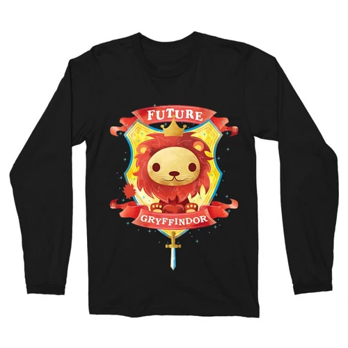 Fekete Harry Potter férfi hosszú ujjú póló - Future Gryffindor