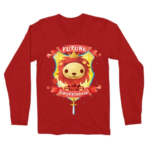 Piros Harry Potter férfi hosszú ujjú póló - Future Gryffindor