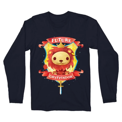 Sötétkék Harry Potter férfi hosszú ujjú póló - Future Gryffindor