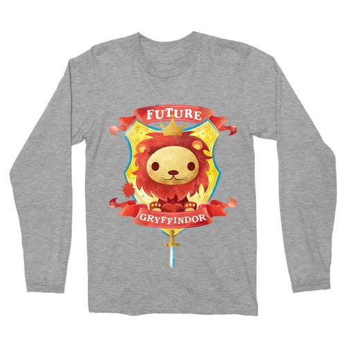 Sportszürke Harry Potter férfi hosszú ujjú póló - Future Gryffindor