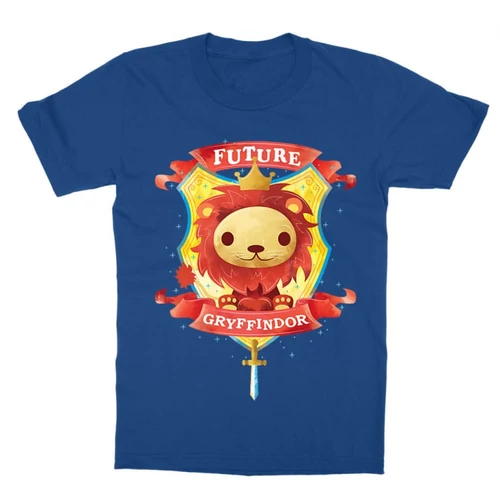 Királykék Harry Potter gyerek rövid ujjú póló - Future Gryffindor