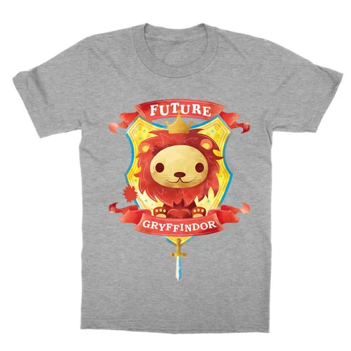Sportszürke Harry Potter gyerek rövid ujjú póló - Future Gryffindor
