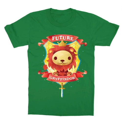 Zöld Harry Potter gyerek rövid ujjú póló - Future Gryffindor