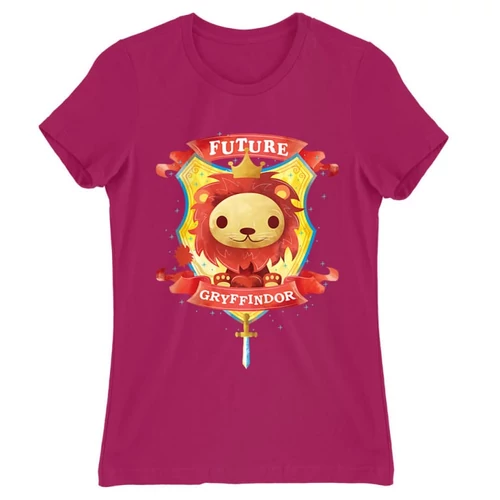 Pink Harry Potter női rövid ujjú póló - Future Gryffindor