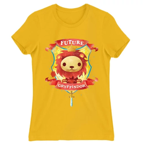 Sárga Harry Potter női rövid ujjú póló - Future Gryffindor
