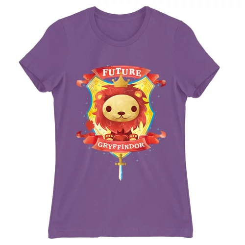 Világoslila Harry Potter női rövid ujjú póló - Future Gryffindor