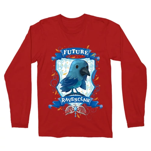 Piros Harry Potter férfi hosszú ujjú póló - Future Ravenclaw