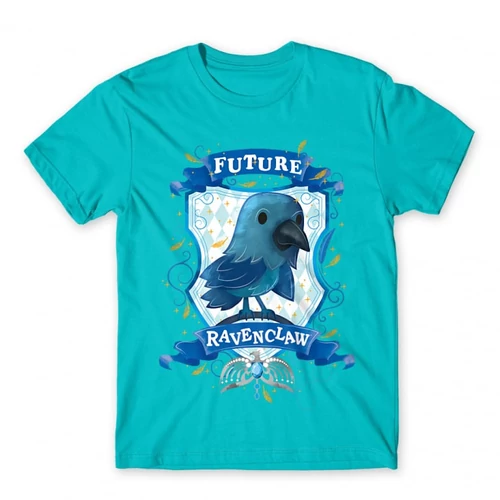 Atollkék Harry Potter férfi rövid ujjú póló - Future Ravenclaw