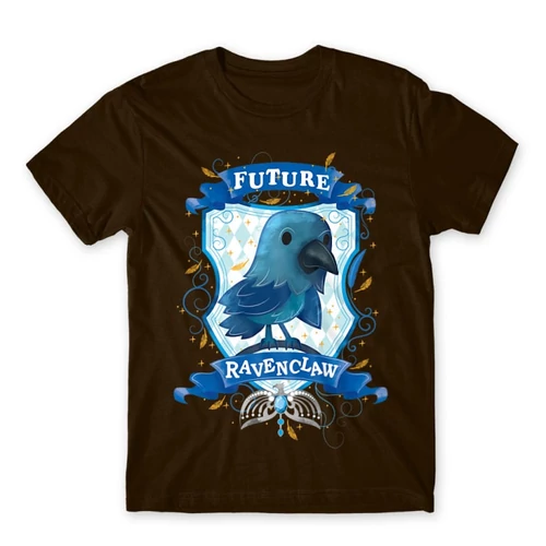 Barna Harry Potter férfi rövid ujjú póló - Future Ravenclaw
