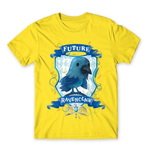 Citromsárga Harry Potter férfi rövid ujjú póló - Future Ravenclaw