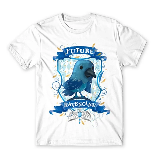 Fehér Harry Potter férfi rövid ujjú póló - Future Ravenclaw