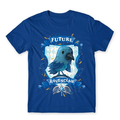 Királykék Harry Potter férfi rövid ujjú póló - Future Ravenclaw
